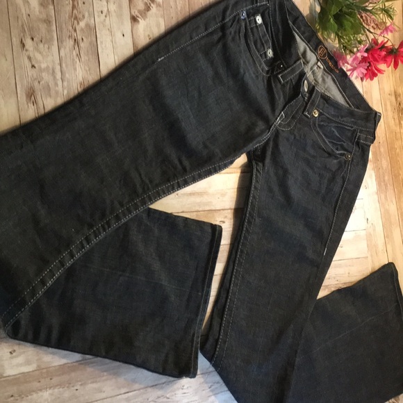 Bebe jeans dark wash size 27. in good condition - Picture 3 of 13